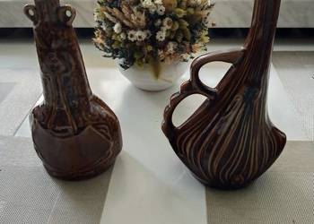 PRL Zestaw karafek porcelitowych " Mirosławice"