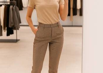 Spodnie cygaretki r.34 Zara