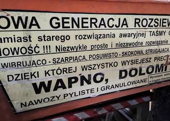 Rozsiewacz do nawozów, solarka, posypywarka do piasku i wapna.