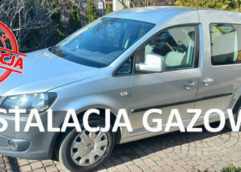 Volkswagen Caddy Salon PL 2.0 +Gaz Serwis.2 komplety kół 2x drzwi boczne 1…