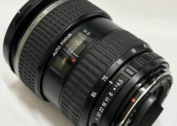 Pentax SMC FA 645 45-85 mm f/4.5 AF zoom średni format + osłona