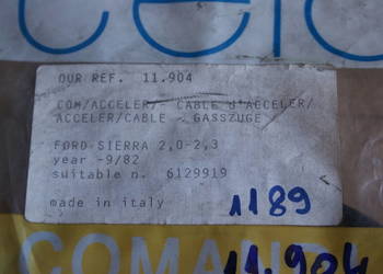 LINKA GAZU FORD   Ford Sierra L-654 (82-)