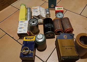 Filtry kabinowe powietrza paliwowe olejowe