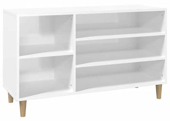 Szafka na buty wysoki połysk biała 102x36x60 cm WM-819742