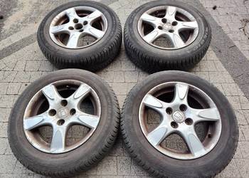Koła felgi aluminiowe 14" 4x100 + opony wielosezonowe 175/65r14 Honda