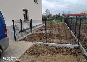 Ogrodzenia panelowe, betonowe, bramy , furtki - montaż
