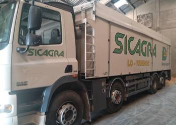 wywrotka z wydmuchem do śruty paszy do ziarna DAF CF 85