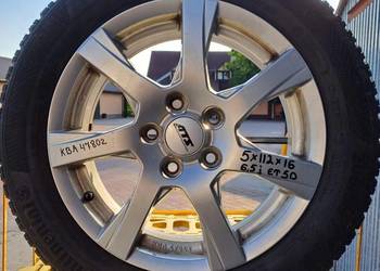 Alu Felgi 5 112 R16 ATS ts656 6,5 j et50 kba47802 Czarna Opona