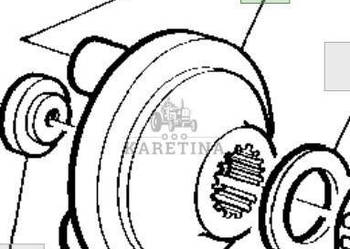 John Deere 6800 6900 Nośnik Koło Zębate Reduktor CZĘŚCI R105827