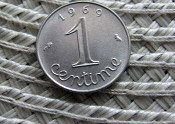 Francja 1 Centym 1969r