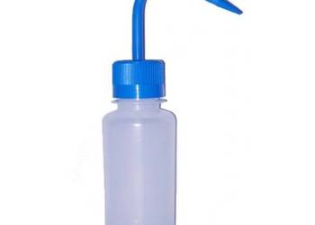 Tryskawka elastyczna LDPE 250 ml myjka, niebieska nakrętka