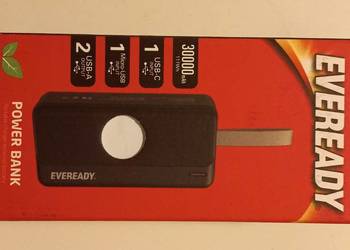 Powerbank Eveready PX30B, 30 000 mAh (czarny)