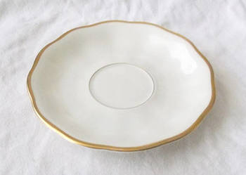 retro talerzyk jaworzyna śląska, porcelanowy spodek Koenigszelt vintage
