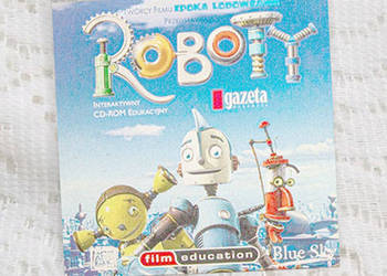 roboty płyta cd, roboty na płycie cd gazeta, cd dla dzieci z robotami