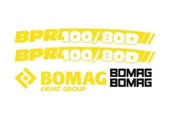 Naklejki oklejenie naklejka - BOMAG BPR 100/80D Zamiennik