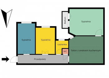 90 m², 4 pokoje, Piotrkowska + parking