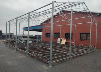 Konstrukcja stalowa hali 8 x 24 słup 4 m - NOWA - KUP TERAZ