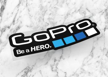 Naklejka GOPRO 15 x 4,5 cm go pro hero cross moto #1