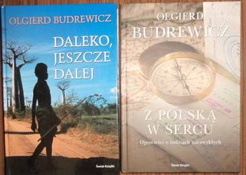 2x Olgierd Budrewicz, daleko, jeszcze dalej, książka książki