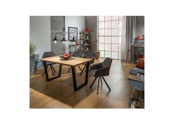 Stół Loftowy VALENTINO 120/80x78cm + 4 krzesła Loftowe MILTON II