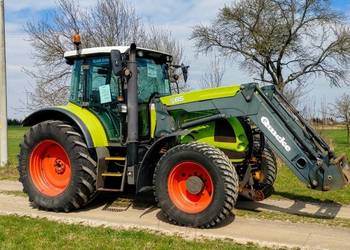 Ciągnik rolniczy Claas Ares 697 ATZ + ładowacz Quicke Q65 + TUZ + Wom