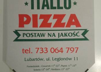 Pudełko karton na pizzę 32x32 z nadrukiem dwa kolory