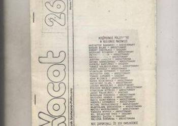 Vacat  Miesięcznik Społeczno - Polityczny nr 26 marzec 1985