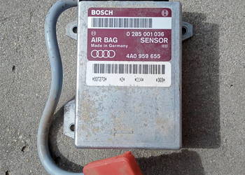 Audi 80 B4 A6 C4 Moduł Sensor airbag 4A0959655 0285001036