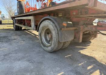 Huffermann  przyczepa rolnicza zawieszenie resor. Dluga 7 m