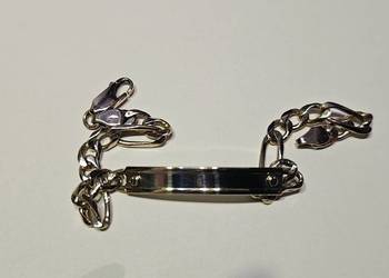 Złota Męska Bransoletka pr 585 waga 15,74 gr Super Okazja