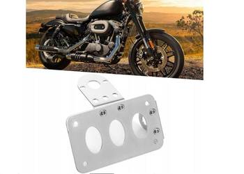 Uchwyt mocowanie tablicy rejestracyjnej motocykla CHROM