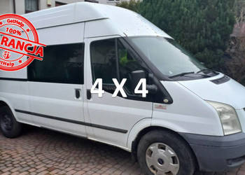 Ford Transit 4X4 Brygadówka 6 Osobowy Webasto 125 KM na łańcuchu rozrządu …