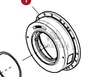 Fendt Vario 1038 1042 1046 1050 GEN 3 Pokrywa Łożyska Przedniej Osi F53030…