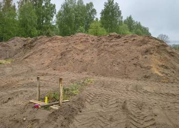 Humus ziemia z wykopów działka rolna Łodź ponad 200ton