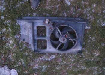 Pas przedni obudowa chłodnicy wentylatora Peugeot 206 98-