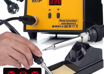 Stacja Lutownicza 937D+ | 60W, 200-480°C, ESD Safe