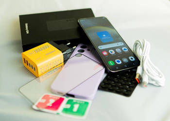 -Samsung S24 128Gb 8GB RAM Duży zestaw bez rat! S23, S25 Przewód USB C Etui