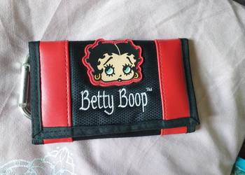 czarno-czerwony portfelik Betty Boop