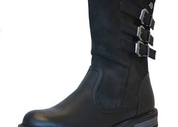 Czarne damskie ocieplane botki rozmiar 36 (WL003Z80)