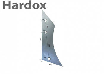 Pierś HARDOX 5954/P części do pługa DURO