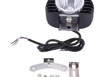 Halogeny motocyklowe LED czarne uniwersalne chopper adventure honda Harley