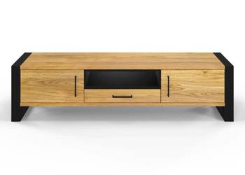Szafka RTV Industrial Lite Drewno TOBOR