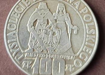 Moneta mieszko i  dąbrowa 100zl