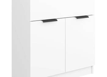 Szafka biała 60x30x70 cm materiał drewnopochodny WM-811088
