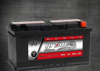 Akumulator GROM AGM START&STOP 95Ah 850A Prawy Plus