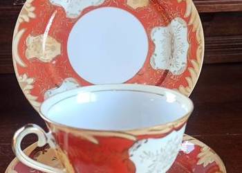 Przepiękna filiżanka z talerzykiem. Syg. Import