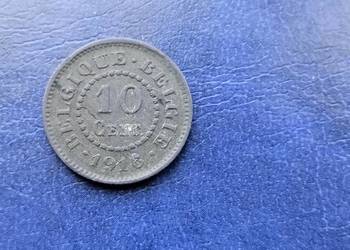 Stare monety 10 centym 1916 Belgia