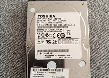 Dysk twardy Toshiba 320 GB 2.5" Sata II (MQ01ABD032)