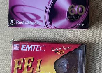 Kasety magnetofonowe zafoliowane