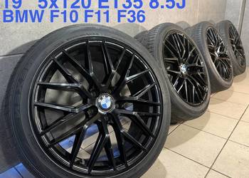 19 cali BMW f10 f11 f36 xdrive felgi koła komplet 5x120 ET35 8.5J